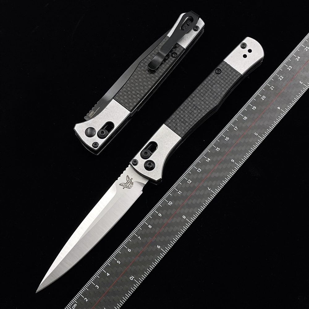 Benchmade BM4170 4170BK AUTO Fact Folding Knife 3.95" S90V Blade, Aluminum Handles with Carbon Fiber Inlays Outdoor camping hunting poc
Benchmade BM4170 4170BK AUTO Fact Folding Knife 3.95" S90V Blade, Aluminum Handles with Carbon Fiber Inlays Outdoor camping hunting poc