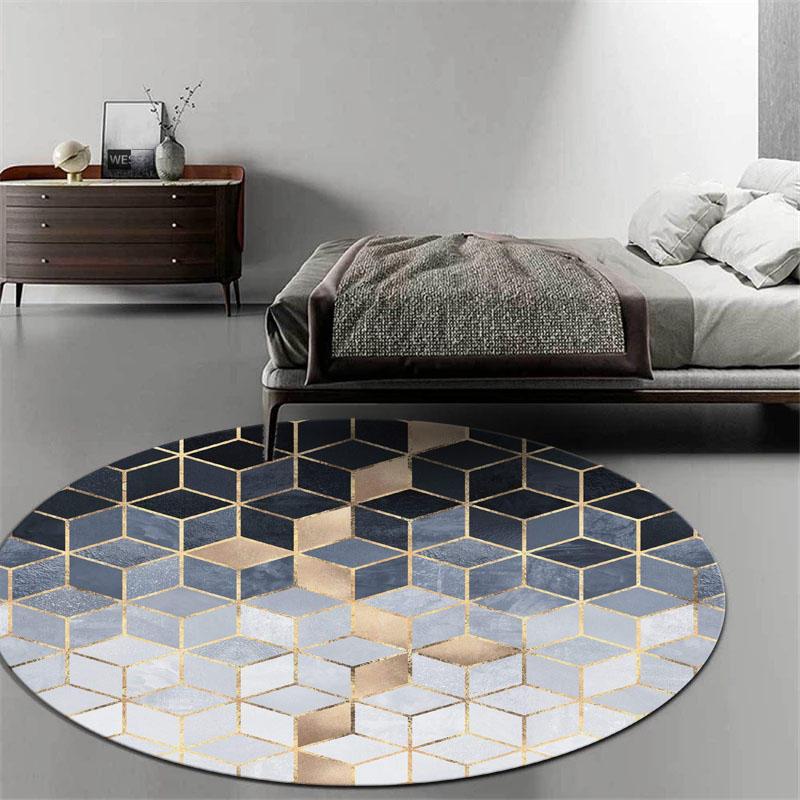 Carpets Nordic Gradient Geometric Round Carpet Chair Fashionable Coffee Table Rug Living Room Sofa Large Size Floor Mat
Carpets Nordic Gradient Geometric Round Carpet Chair Fashionable Coffee Table Rug Living Room Sofa Large Size Floor Mat