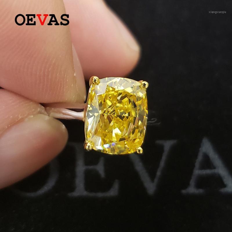 Cluster Rings OEVAS 100% 925 Sterling Silver Sparkling Topza High Carbon Diamond Wedding For Women Engagement Party Fine Jewelry Gifts, Golden;silver
Cluster Rings OEVAS 100% 925 Sterling Silver Sparkling Topza High Carbon Diamond Wedding For Women Engagement Party Fine Jewelry Gifts, Golden;silver