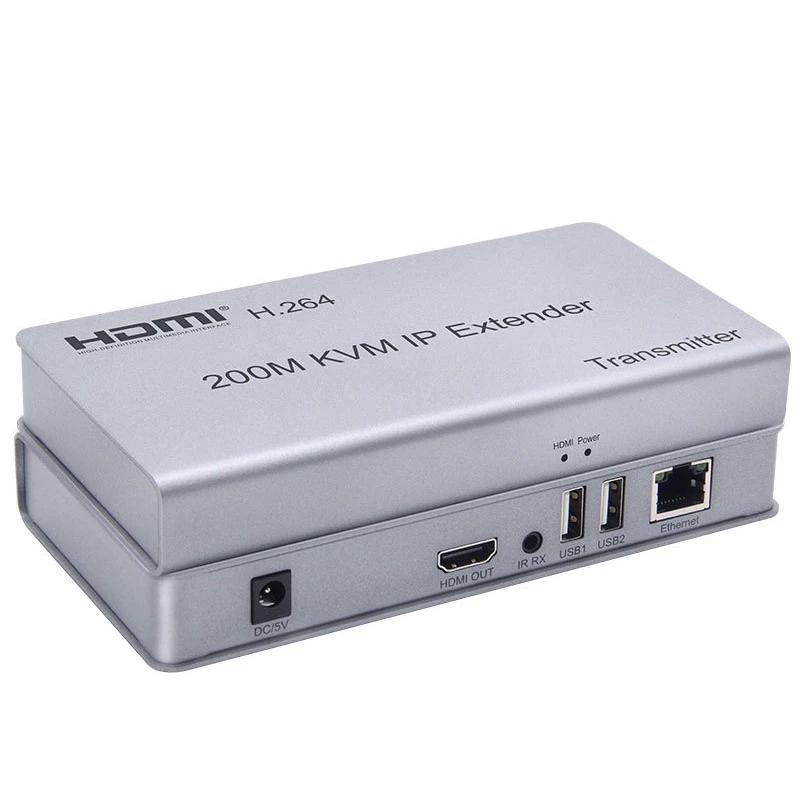Audio Cables & Connectors 200M KVM IP Extender Extension CAT6 6A TCP/IP Transmitter Receiver 1 TX To 20 RX And Cascade Connection USB K
Audio Cables & Connectors 200M KVM IP Extender Extension CAT6 6A TCP/IP Transmitter Receiver 1 TX To 20 RX And Cascade Connection USB K