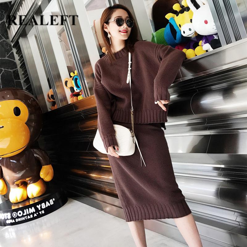 Two Piece Dress REALEFT Autumn Winter Casual Sweater Sets Knitted 2 Pieces Set O-Neck Top & Wrap Midi Skirts Women, Orange
Two Piece Dress REALEFT Autumn Winter Casual Sweater Sets Knitted 2 Pieces Set O-Neck Top & Wrap Midi Skirts Women, Orange