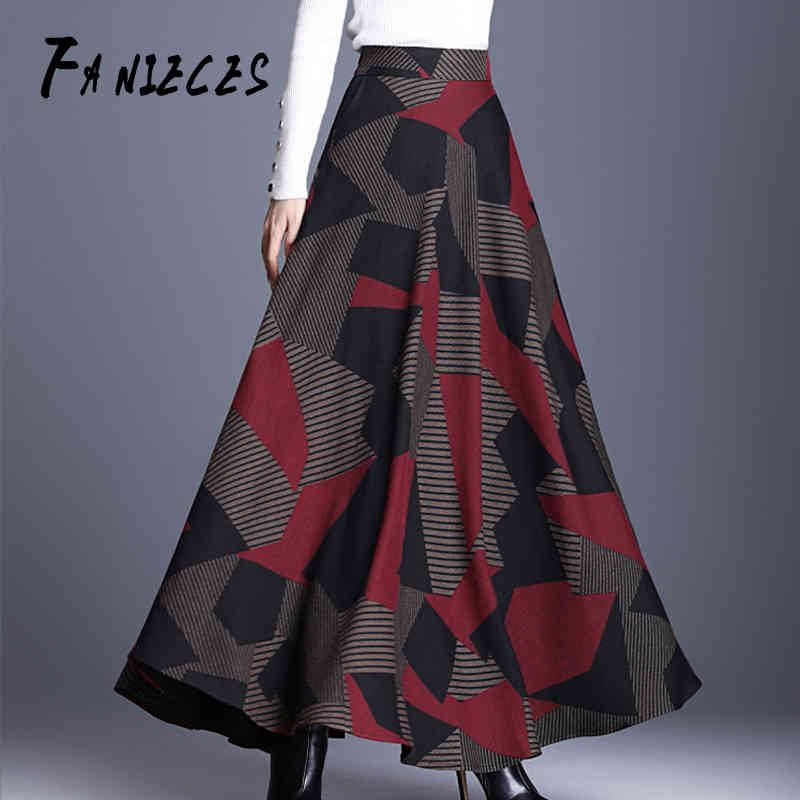 INS fashion spring Winter Women Vintage High Waist Thicken Long Woolen Skirt Plus Size 3XL Female Elegant A-line Wool Skirts 210520, Blue
INS fashion spring Winter Women Vintage High Waist Thicken Long Woolen Skirt Plus Size 3XL Female Elegant A-line Wool Skirts 210520, Blue