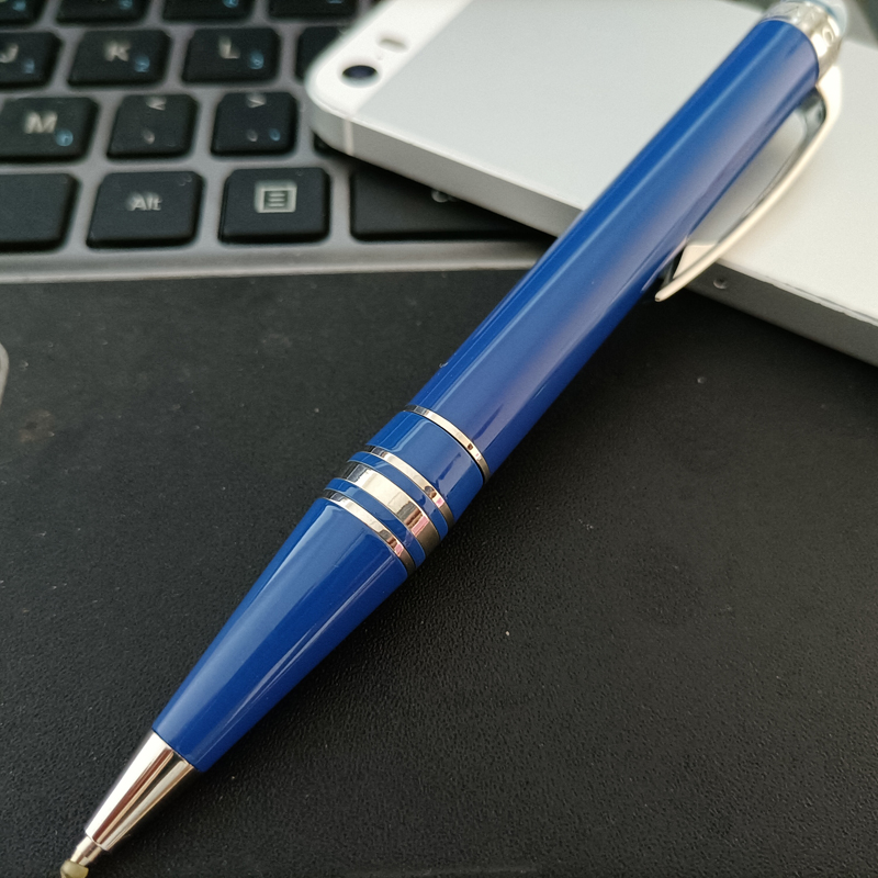2021 Blue Crystal top ballpoint pen Circle Cove office and school famous pens with series number, Black
2021 Blue Crystal top ballpoint pen Circle Cove office and school famous pens with series number, Black