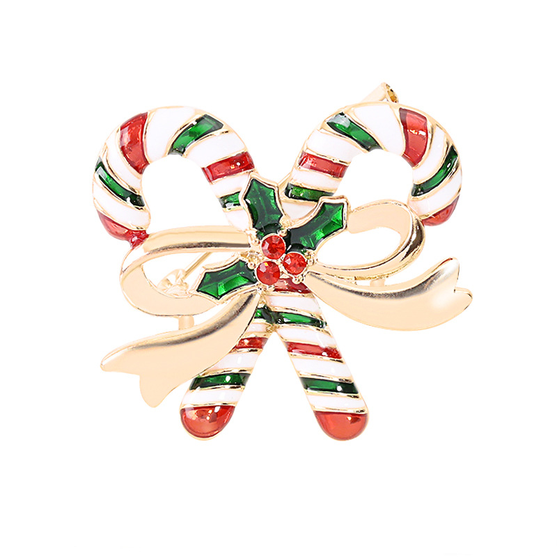 Fashion Brooch As Tree Snowman Christmas Boots Jingling Bell Santa Claus Brooches Pins Xmas Gift Free shipping