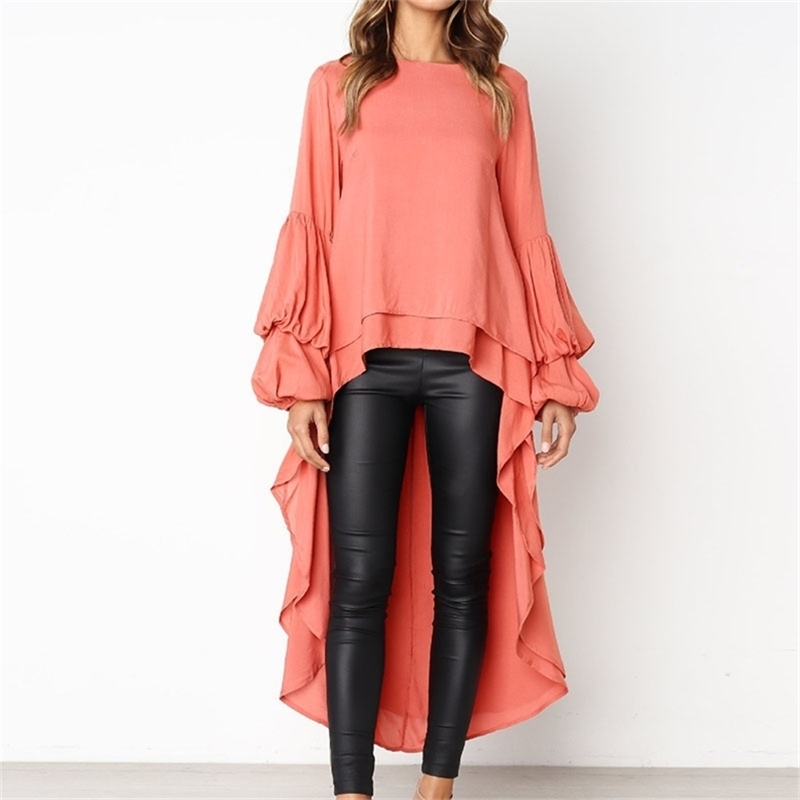 Ruffles Loose Long Sleeve Blouse Women Autumn Lantern Chiffon Casual Shirt Plus Size Womens 210607, White
Ruffles Loose Long Sleeve Blouse Women Autumn Lantern Chiffon Casual Shirt Plus Size Womens 210607, White