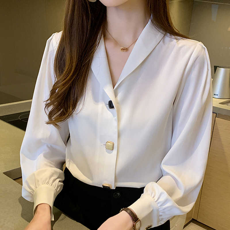 Long Sleeve White Blouse Women Blouses Shirts Tops Blouse Women V-neck Office Chiffon Blouse Shirt Blusas Mujer Blusa D390 210602
Long Sleeve White Blouse Women Blouses Shirts Tops Blouse Women V-neck Office Chiffon Blouse Shirt Blusas Mujer Blusa D390 210602