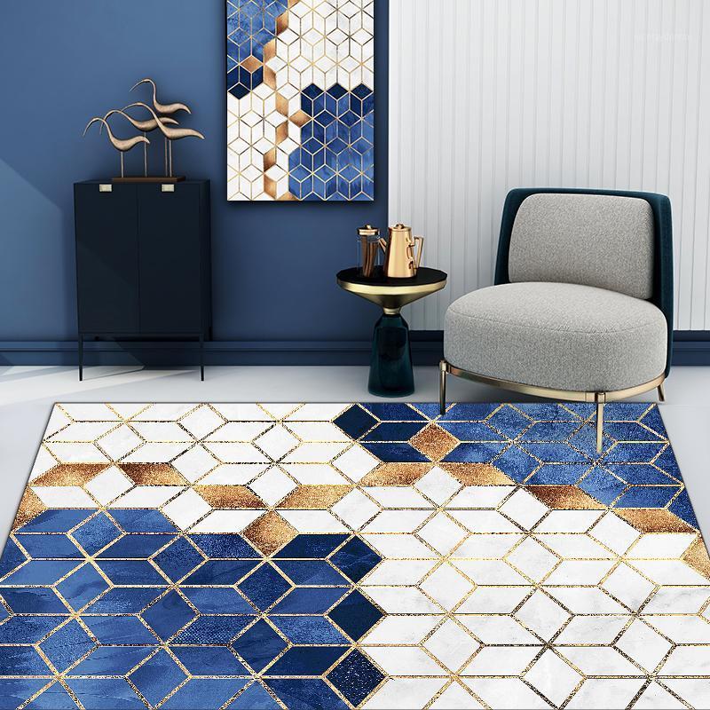 Carpets Blue White Geometric Lattice Marble Carpet Modern Living Room Large 3D Luxury Lounge House Area Rug Non-Slip Plush Floor Mat
Carpets Blue White Geometric Lattice Marble Carpet Modern Living Room Large 3D Luxury Lounge House Area Rug Non-Slip Plush Floor Mat