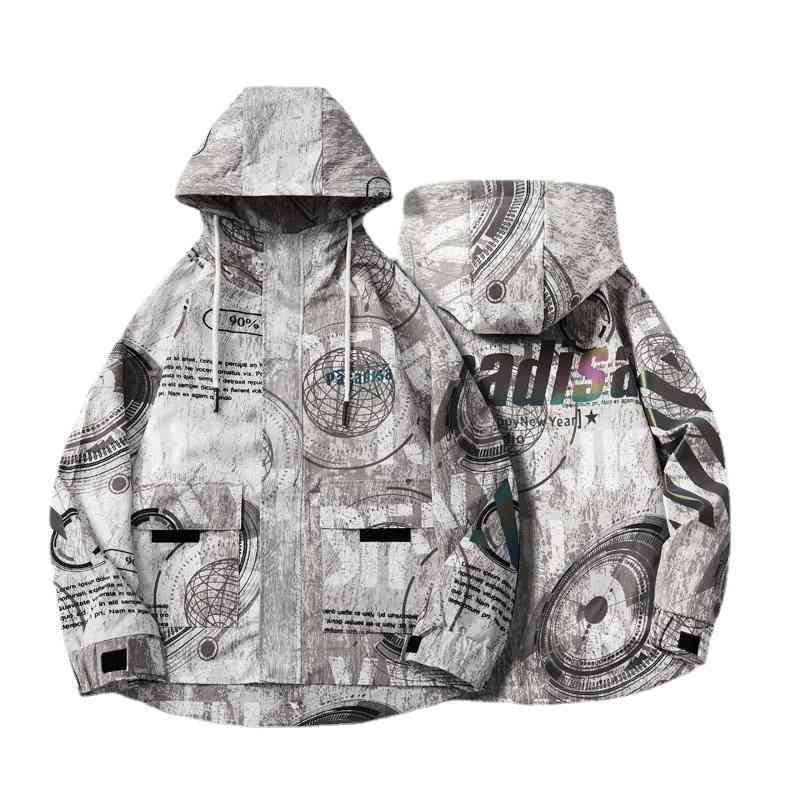 Kxbs wo autumn and winter jacket new hooded loose couple coat national fashion casual men's wear, Black
Kxbs wo autumn and winter jacket new hooded loose couple coat national fashion casual men's wear, Black