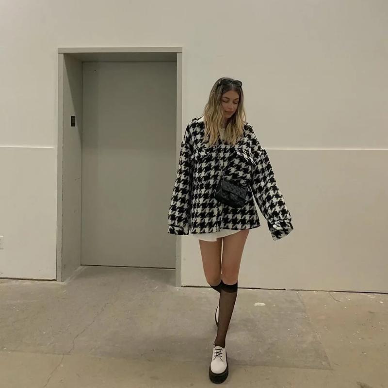 Women's Jackets XIKOM 2021 Autumn Plaid Jacket Long Sleeve Pockets Cardigan Oversized Jacket Casual Warm Shirt Coat, As picture
Women's Jackets XIKOM 2021 Autumn Plaid Jacket Long Sleeve Pockets Cardigan Oversized Jacket Casual Warm Shirt Coat, As picture
