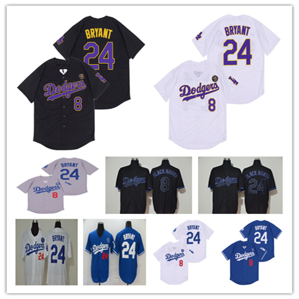 2020 Los Angeles Baseball 8 24 Bryant KB Black Mamba Jersey Cheap Men Women Youth Full Stitched Shirt Blue White Grey Good Quality
2020 Los Angeles Baseball 8 24 Bryant KB Black Mamba Jersey Cheap Men Women Youth Full Stitched Shirt Blue White Grey Good Quality