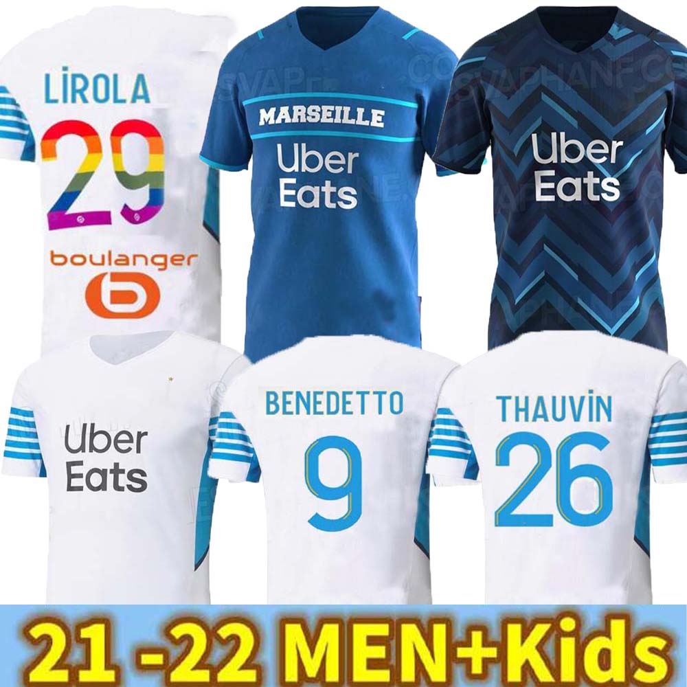 player version 21 22 Marseille Soccer jerseys Olympique milik maillot de foot om 2021 2022 Camiseta PAYET THAUVIN BENEDETTO MEN KIDS footbal, Black;yellow
player version 21 22 Marseille Soccer jerseys Olympique milik maillot de foot om 2021 2022 Camiseta PAYET THAUVIN BENEDETTO MEN KIDS footbal, Black;yellow