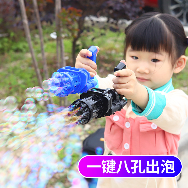 Summer Kids Gatling Bubble Toy Gun Outdoor Wedding Automatic Electric Soap Water Blowing Machine For Children
Summer Kids Gatling Bubble Toy Gun Outdoor Wedding Automatic Electric Soap Water Blowing Machine For Children
