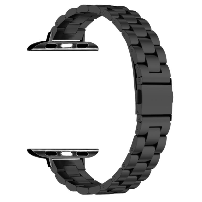 iWatch 7 Applicable for Apple Watch 14mm 3-bead Stainless Steel Strap Apple Watch 7 Metal Strap 41mm 45mm