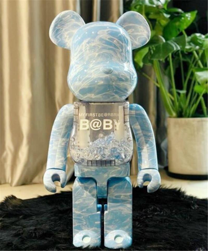 

New style 1000% 70CM Bearbrick The ABS Water Crest Fashion bear figures Toy For Collectors Be@rbrick Art Work model decoration toys gift