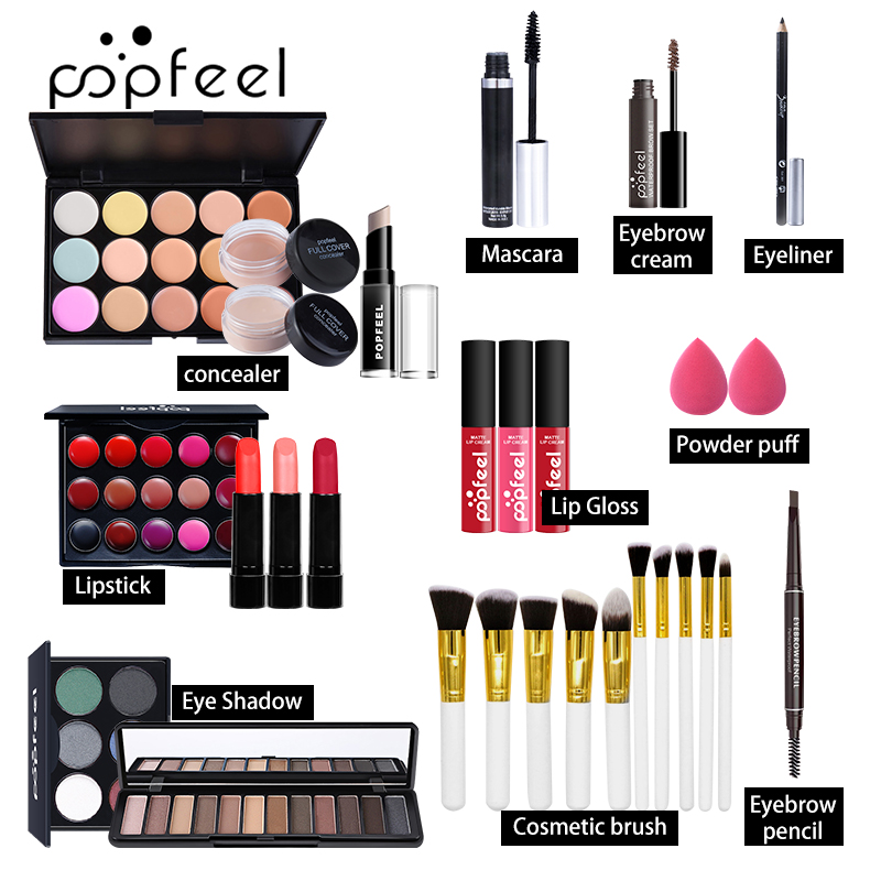 POPFEEL ALL IN ONE Makeup sets For Girl new arrival 20 different styles Full Professional cosmetic kit8764609