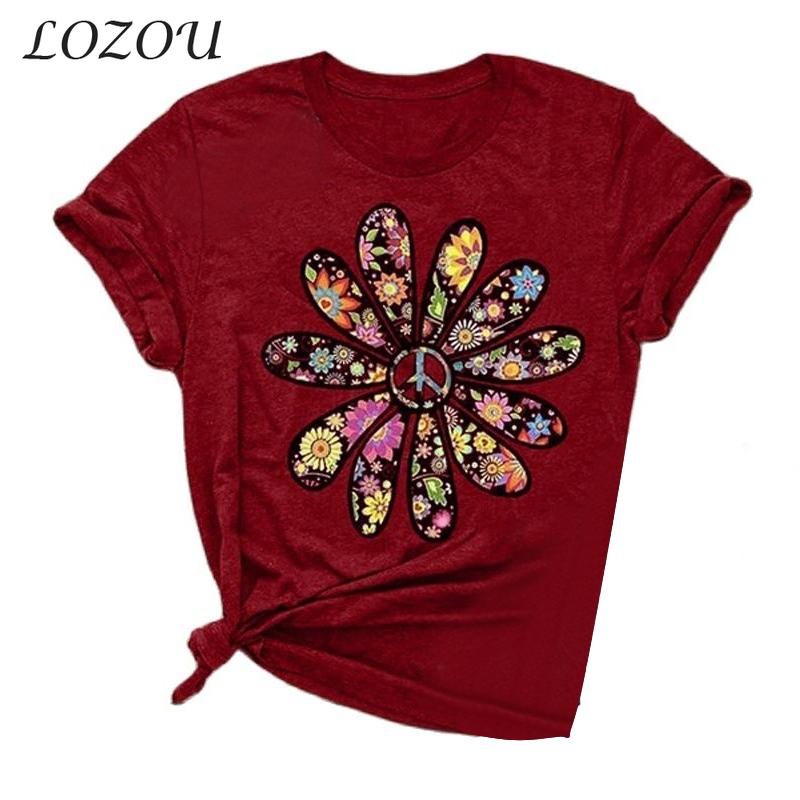 Fashion Women Casual O-Neck Short Sleeve Summer Graphic Tee Tops Multicolor Cartoon Pattern Female Flower Print T-Shirt Women, Blue
Fashion Women Casual O-Neck Short Sleeve Summer Graphic Tee Tops Multicolor Cartoon Pattern Female Flower Print T-Shirt Women, Blue