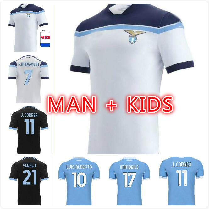 Man kids kit 21 22 Lazio #17 IMMOBILE Soccer Jersey 2021 2022 #21 SERGEJ #7 KISHNA #6 LUCAS #10 LUIS ALBERTO Custom Football shirt uniform, Black;yellow
Man kids kit 21 22 Lazio #17 IMMOBILE Soccer Jersey 2021 2022 #21 SERGEJ #7 KISHNA #6 LUCAS #10 LUIS ALBERTO Custom Football shirt uniform, Black;yellow