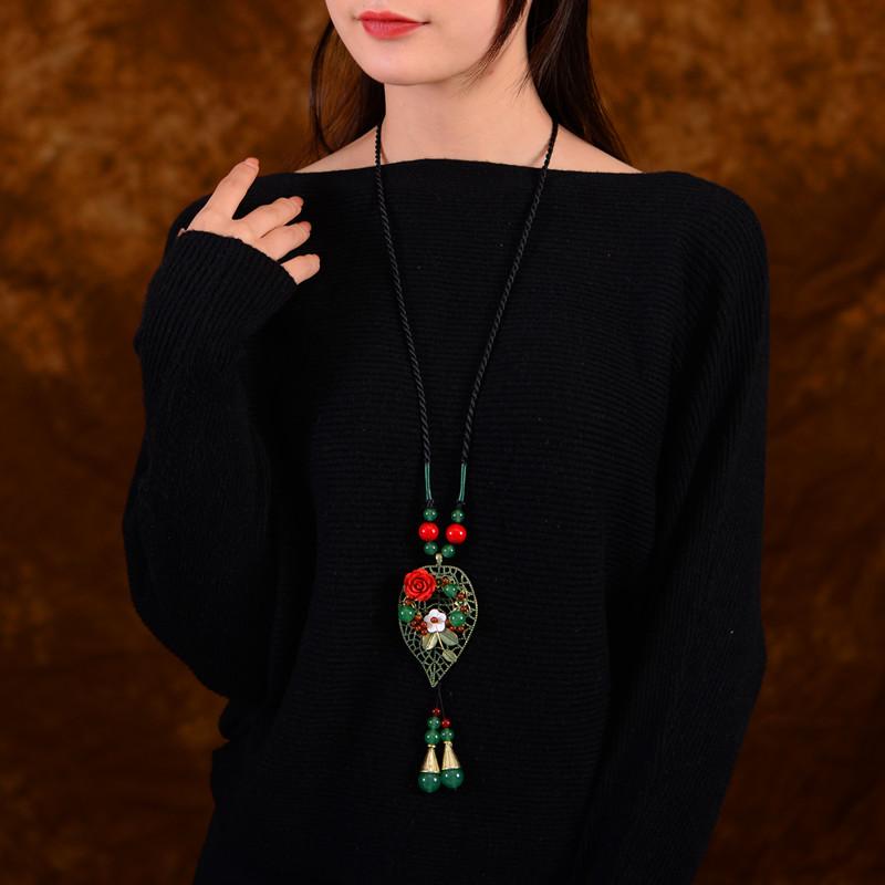 Pendant Necklaces Autumn And Winter Sweater Chain Handmade Simple Wild Long Necklace Agate Ethnic Style Personality Jewelry XL005-39, Silver
Pendant Necklaces Autumn And Winter Sweater Chain Handmade Simple Wild Long Necklace Agate Ethnic Style Personality Jewelry XL005-39, Silver