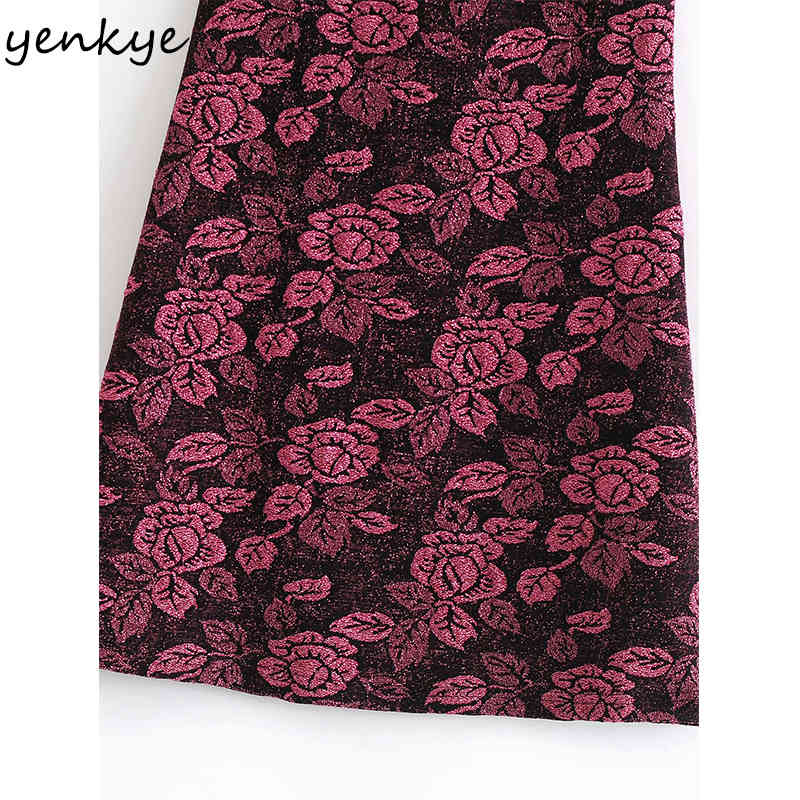Romantic Floral Rose Sexy Backless Sling Dress Women Sleeveless Halter Bodycon Mini Mujer Summer Party Vestido 210430