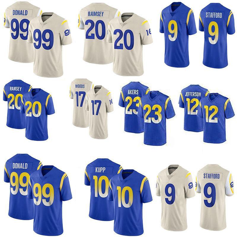 9 Matthew Stafford 99 Aaron Donald Custom Men Womens Youth Football Jersey 20 Jalen Ramsey 23 Cam Akers 10 Cooper Kupp 17 Robert Woods Jerom Henderson Goff Everett, 2021
9 Matthew Stafford 99 Aaron Donald Custom Men Womens Youth Football Jersey 20 Jalen Ramsey 23 Cam Akers 10 Cooper Kupp 17 Robert Woods Jerom Henderson Goff Everett, 2021