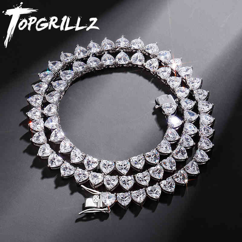 TOPGRILLZ 2020 New 6MM Prong Setting AAA Iced Out Cubic Zirconia Necklace Gold Plated Micro Pave Hip Hop Fashion Jewelry X0509
TOPGRILLZ 2020 New 6MM Prong Setting AAA Iced Out Cubic Zirconia Necklace Gold Plated Micro Pave Hip Hop Fashion Jewelry X0509