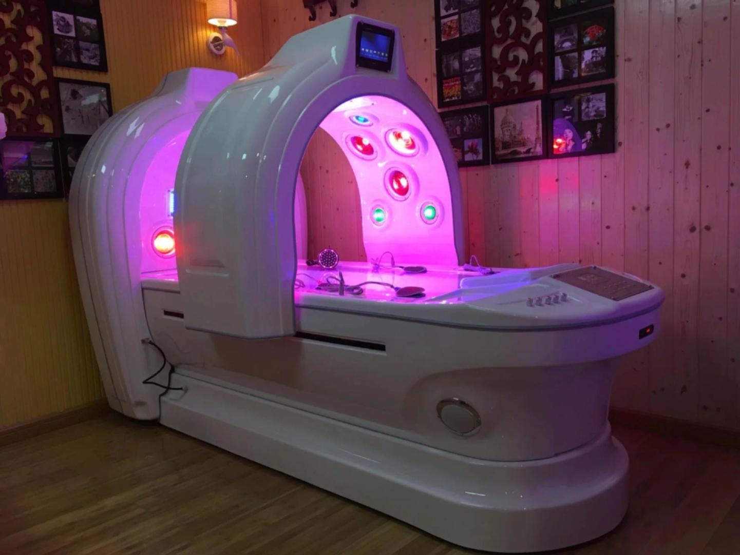 LED Skin Rejuvenation of Multifunctional infrared steam sauna bed sap capsule / spa space capsules