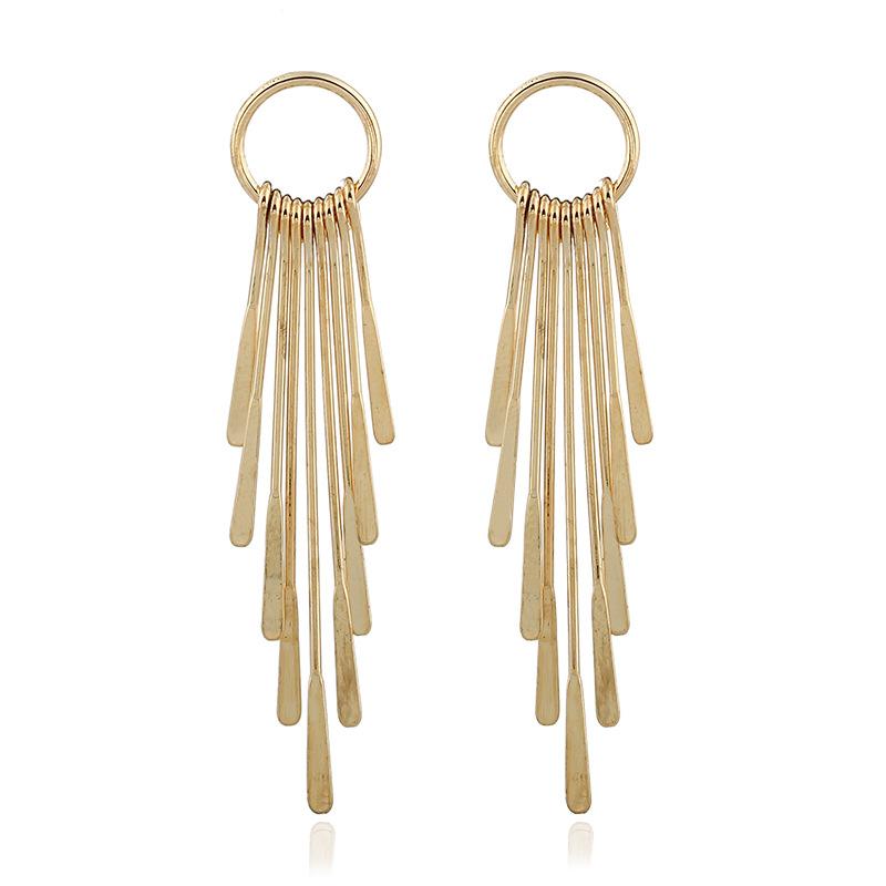 Stud 2021 Fashion Simple Round Earrings Unisex Geometric Metal Tassel Long Temperament Pendant Party Jewelry Accessories
Stud 2021 Fashion Simple Round Earrings Unisex Geometric Metal Tassel Long Temperament Pendant Party Jewelry Accessories