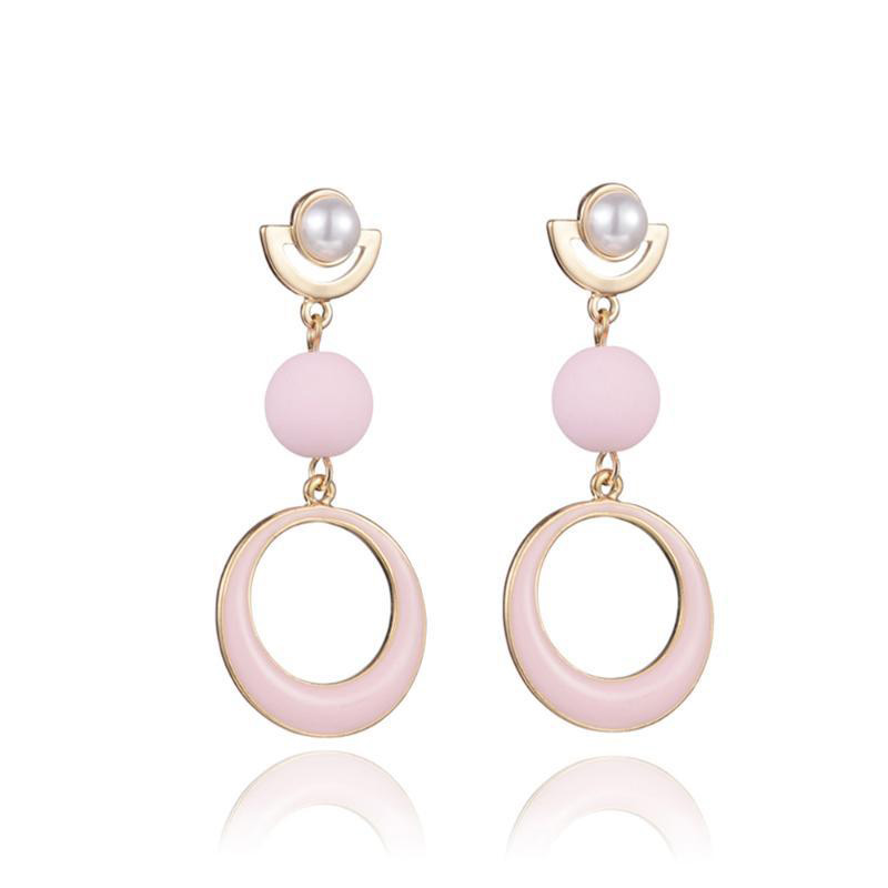Dangle & Chandelie Elegance Acrylic Earrings Exaggerated Big Pendant Geometric Shape Bead Handmade Pink Color Jewelry
Dangle & Chandelie Elegance Acrylic Earrings Exaggerated Big Pendant Geometric Shape Bead Handmade Pink Color Jewelry
