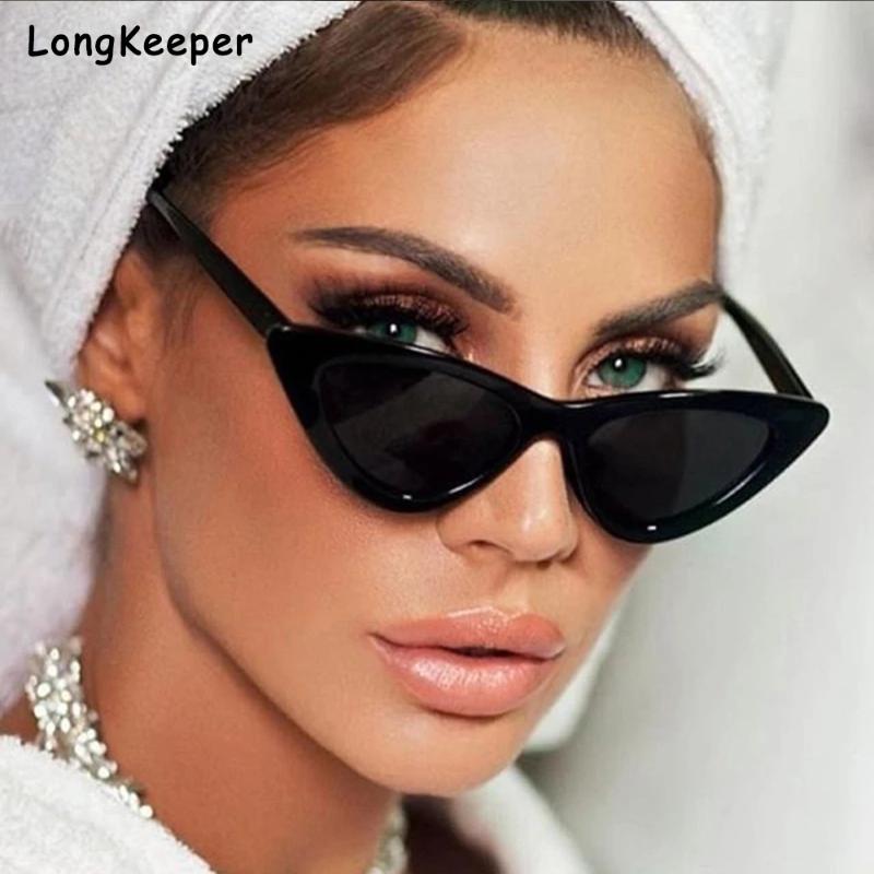 Sunglasses Retro Sexy Cat Eye Women Brand Designer Triangle Small Sun Glasses Vintage Lady Cute Colorful Cateye Oculos, White;black
Sunglasses Retro Sexy Cat Eye Women Brand Designer Triangle Small Sun Glasses Vintage Lady Cute Colorful Cateye Oculos, White;black