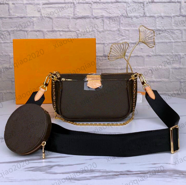 3 pcs/set favorite multi pochette accessories women Crossbody Purse Messenger bags Handbags Flowers designer shoulder lady Leather with box, Shoulder strap pink
3 pcs/set favorite multi pochette accessories women Crossbody Purse Messenger bags Handbags Flowers designer shoulder lady Leather with box, Shoulder strap pink