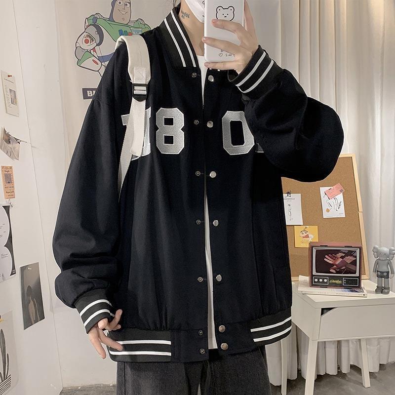 Men's Jackets Baseball Uniform Korean Trendy Fashion Jacket Casual High Street All-match Handsome Varsity Unisex Hip Hop Top, Black;brown
Men's Jackets Baseball Uniform Korean Trendy Fashion Jacket Casual High Street All-match Handsome Varsity Unisex Hip Hop Top, Black;brown