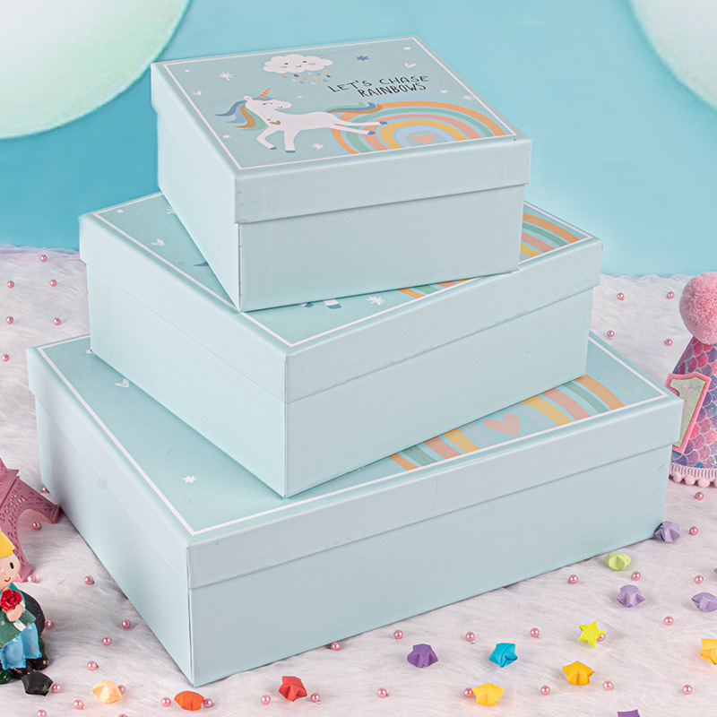 unicorn Gift Wrap originality dream blue with hand gifts box+bag Scarf clothes earrings hair decorations birthday packaging portable paper
unicorn Gift Wrap originality dream blue with hand gifts box+bag Scarf clothes earrings hair decorations birthday packaging portable paper