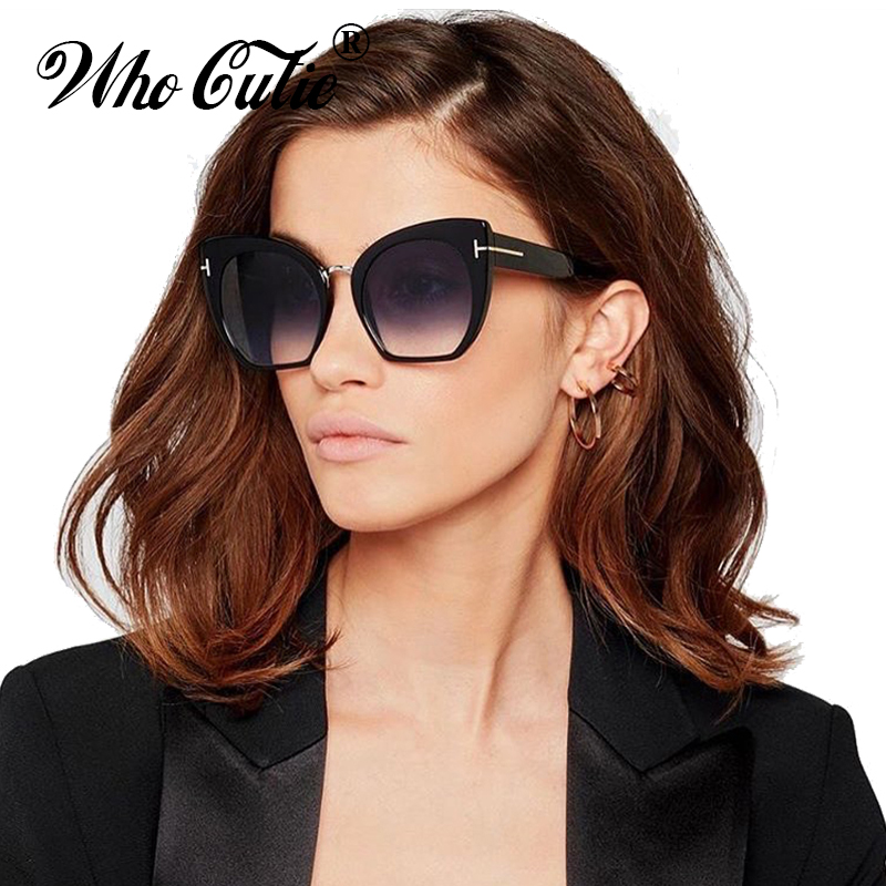 WHO CUTIE Half Frame Tom Rimless Sunglasses Women Men Brand Designer Female Oversized Square Sun Glasses CE Shades OM694, White;black
WHO CUTIE Half Frame Tom Rimless Sunglasses Women Men Brand Designer Female Oversized Square Sun Glasses CE Shades OM694, White;black