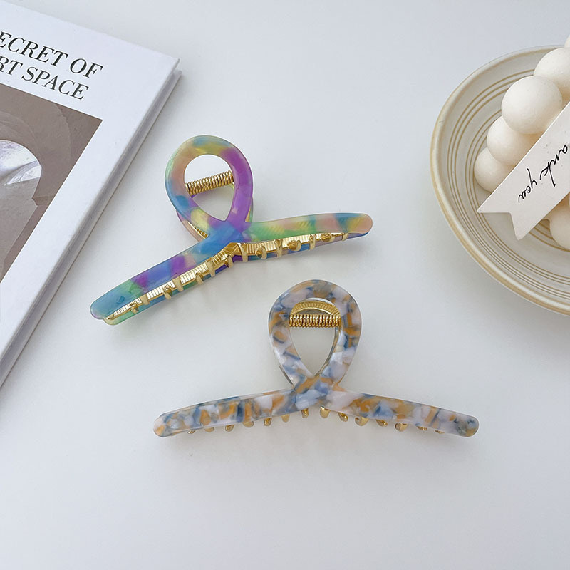 Yamog Women Large Alloy Ribbon Cross Hair Clamps Hollow Out Acetic Acid Flower Color Hair Clips Claw Korean Girls Geometric Bath Ponytail Scrunchies Hairpins 11.6 CM
Yamog Women Large Alloy Ribbon Cross Hair Clamps Hollow Out Acetic Acid Flower Color Hair Clips Claw Korean Girls Geometric Bath Ponytail Scrunchies Hairpins 11.6 CM