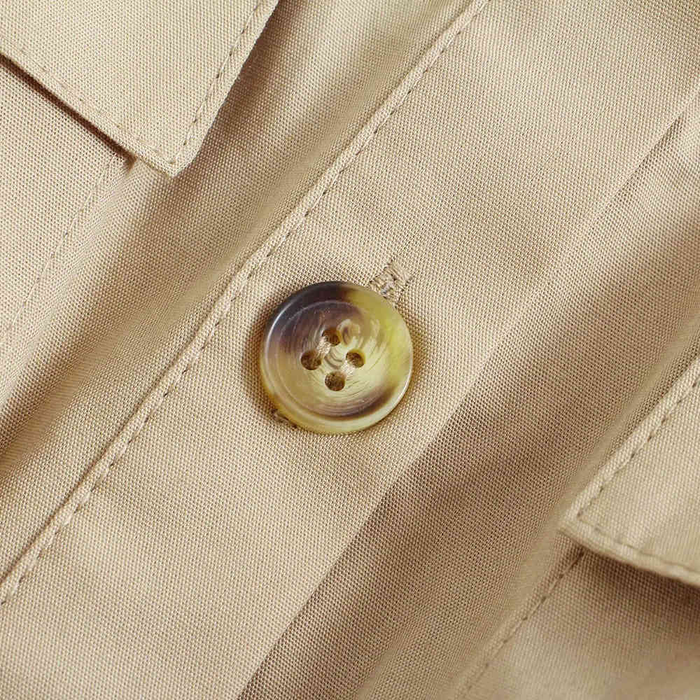 BBWM Summer Tooling Style Waist Tie Jumpsuits Romper Women High Fashion Female Button Female Casual Overalls 210520