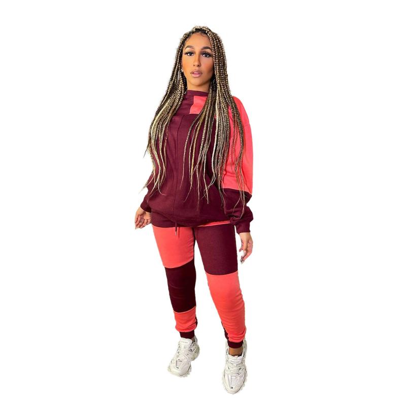 Women's Two Piece Pants Autumn Sport 2 Suit Women Tracksuits Splicing Long Sleeve Pullover Sweatshirts Top+Jogger Sweatpants Winter Matching, White
Women's Two Piece Pants Autumn Sport 2 Suit Women Tracksuits Splicing Long Sleeve Pullover Sweatshirts Top+Jogger Sweatpants Winter Matching, White