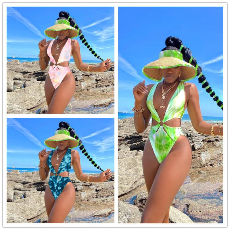 Women's Swimwear Summer Sexy Women 1 Piece Sleeveless Low Cut Bra Ring Connected High Waist Panties Beachwear, White;black
Women's Swimwear Summer Sexy Women 1 Piece Sleeveless Low Cut Bra Ring Connected High Waist Panties Beachwear, White;black