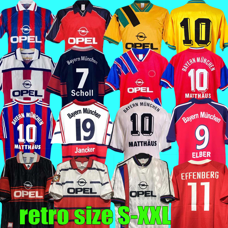 Matthäus 94 95 96 97 98 99 01 02 Bayern retro Soccer jerseys Munich ELBER zickle EFFENBERG Pizarro SCHOLL 1997 1999 Matthaus Klinsmann football shirts 1995 2001, 00-01 home
Matthäus 94 95 96 97 98 99 01 02 Bayern retro Soccer jerseys Munich ELBER zickle EFFENBERG Pizarro SCHOLL 1997 1999 Matthaus Klinsmann football shirts 1995 2001, 00-01 home