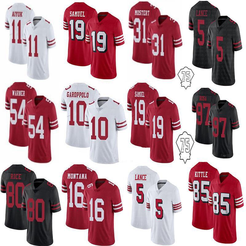 Trey Lance Jerseys George Kittle Nick Bosa Deebo Samuel Jimmy Garoppolo Trent Williams Raheem Mostert Aiyuk 75th patch San Men Francisco Football, As picture
Trey Lance Jerseys George Kittle Nick Bosa Deebo Samuel Jimmy Garoppolo Trent Williams Raheem Mostert Aiyuk 75th patch San Men Francisco Football, As picture