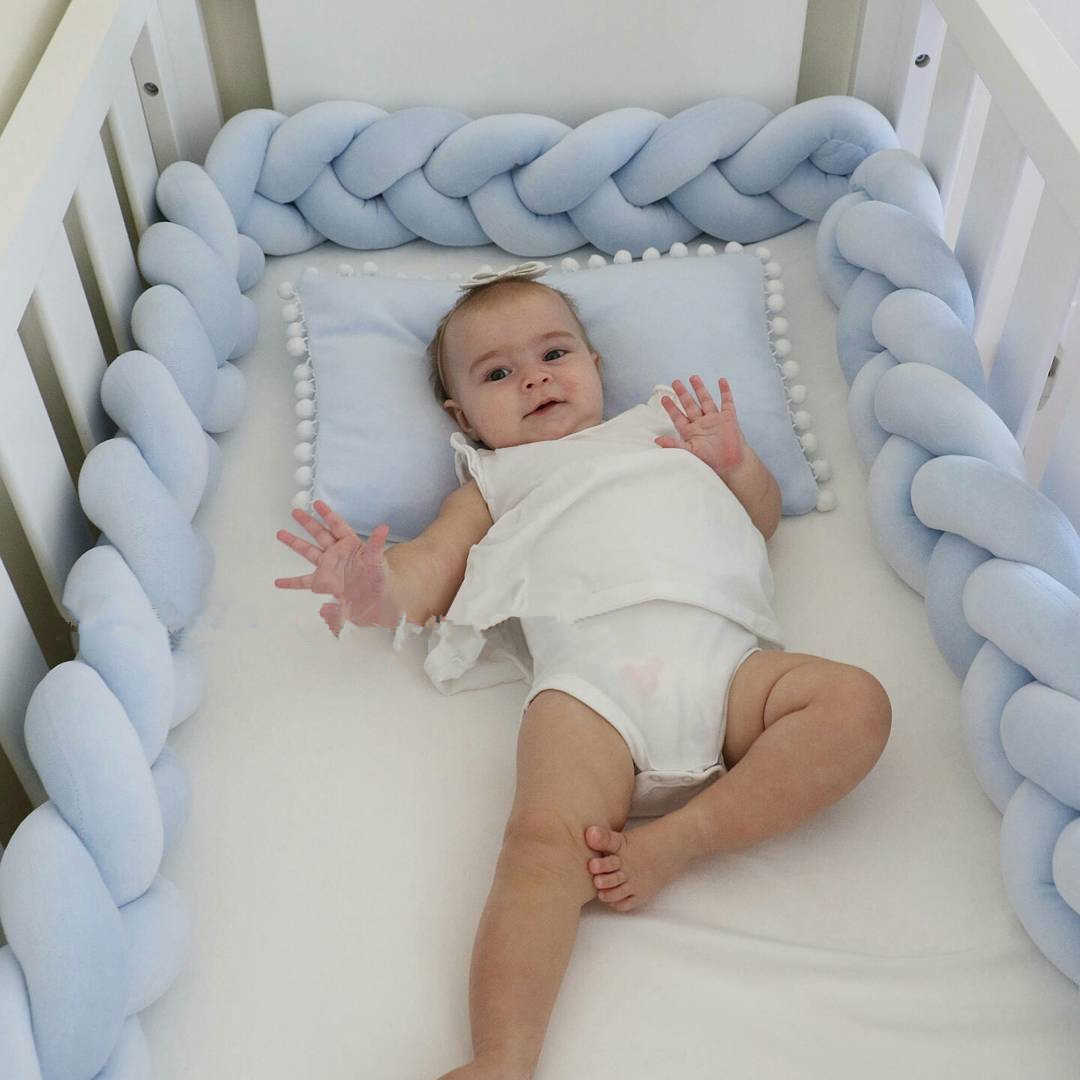 1M2M3M Baby Bed Bumper Tour De Lit Bebe CribCot Cunas Para El Tresse Q0828 240925