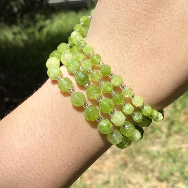 Other 6/8mm Natural Green Olive Quartz Crystal Jade Stone Beads Faceted Loose For Jewelry Making Diy Necklace Bracelet Accessory
Other 6/8mm Natural Green Olive Quartz Crystal Jade Stone Beads Faceted Loose For Jewelry Making Diy Necklace Bracelet Accessory