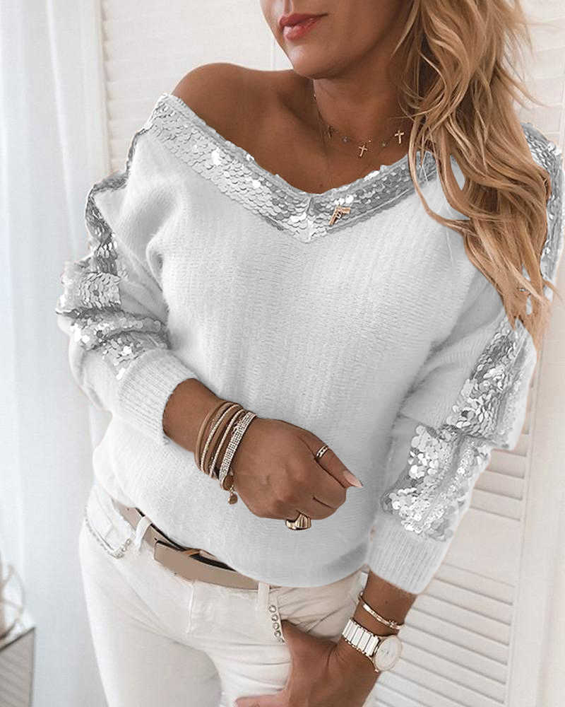 Women Fashion Casual Long Sleeve Pullovers Top Plus Size 4XL 5XL Autumn Fashion Female Brief Cozy Oversize V-neck Knit Sweater 210716