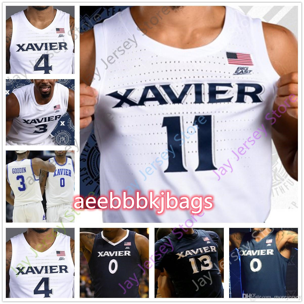 Custom Xavier Basketball Jersey College 2 Dahmir Bishop 25 Jason Carter 55 Crawford 30 West, Dark blue
Custom Xavier Basketball Jersey College 2 Dahmir Bishop 25 Jason Carter 55 Crawford 30 West, Dark blue