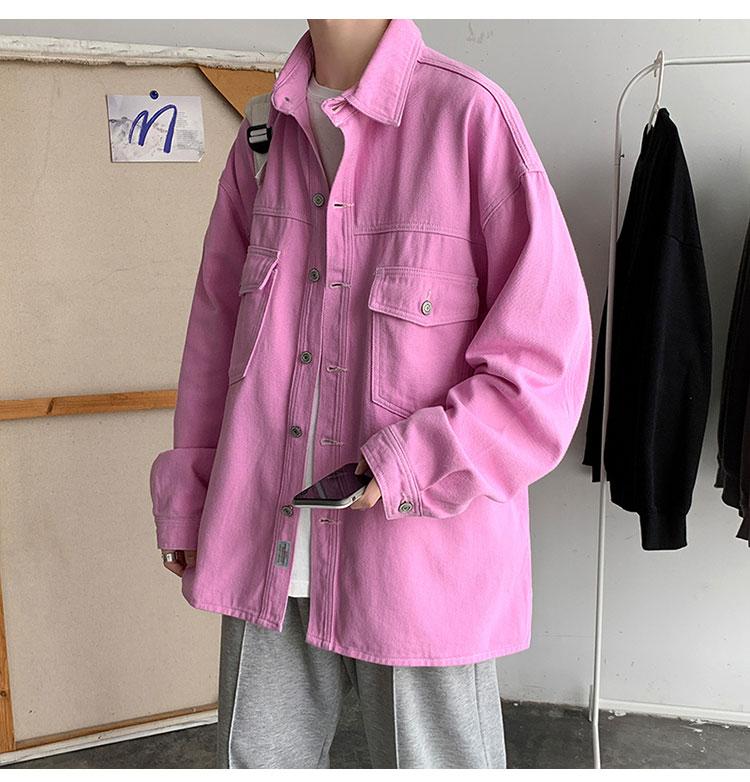 Spring Korean Couple Oversized Cargo Jacket Kpop Fashion Hip Hop Lapel Coat Loose Plus Size Harajuku Tops Men Clothing Men's Jackets