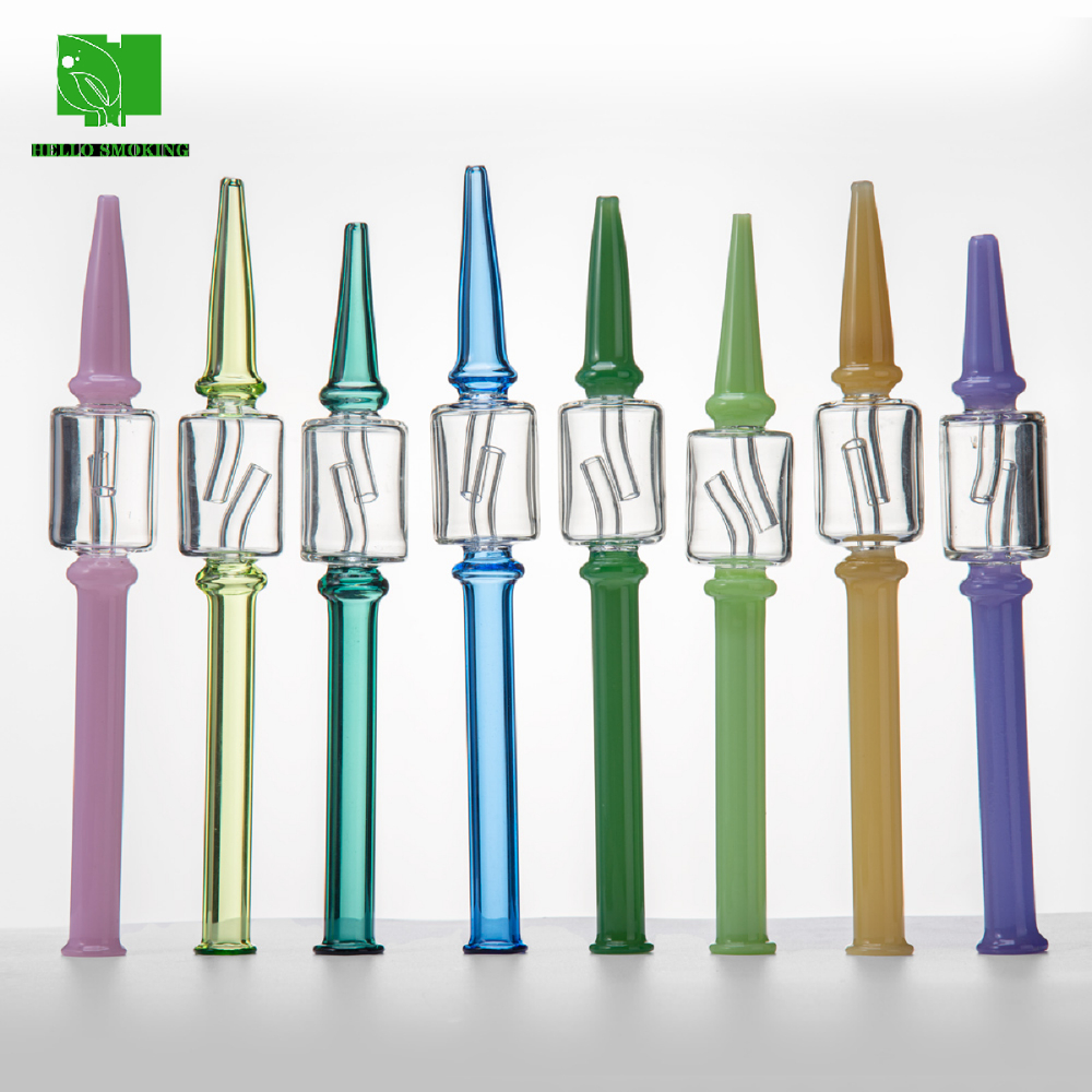 Smoking Pipe Colored Glass Filter Tips Round Mouth for Dry Herb nectar collector straw kits Length 190mm Bong Accessory
Smoking Pipe Colored Glass Filter Tips Round Mouth for Dry Herb nectar collector straw kits Length 190mm Bong Accessory