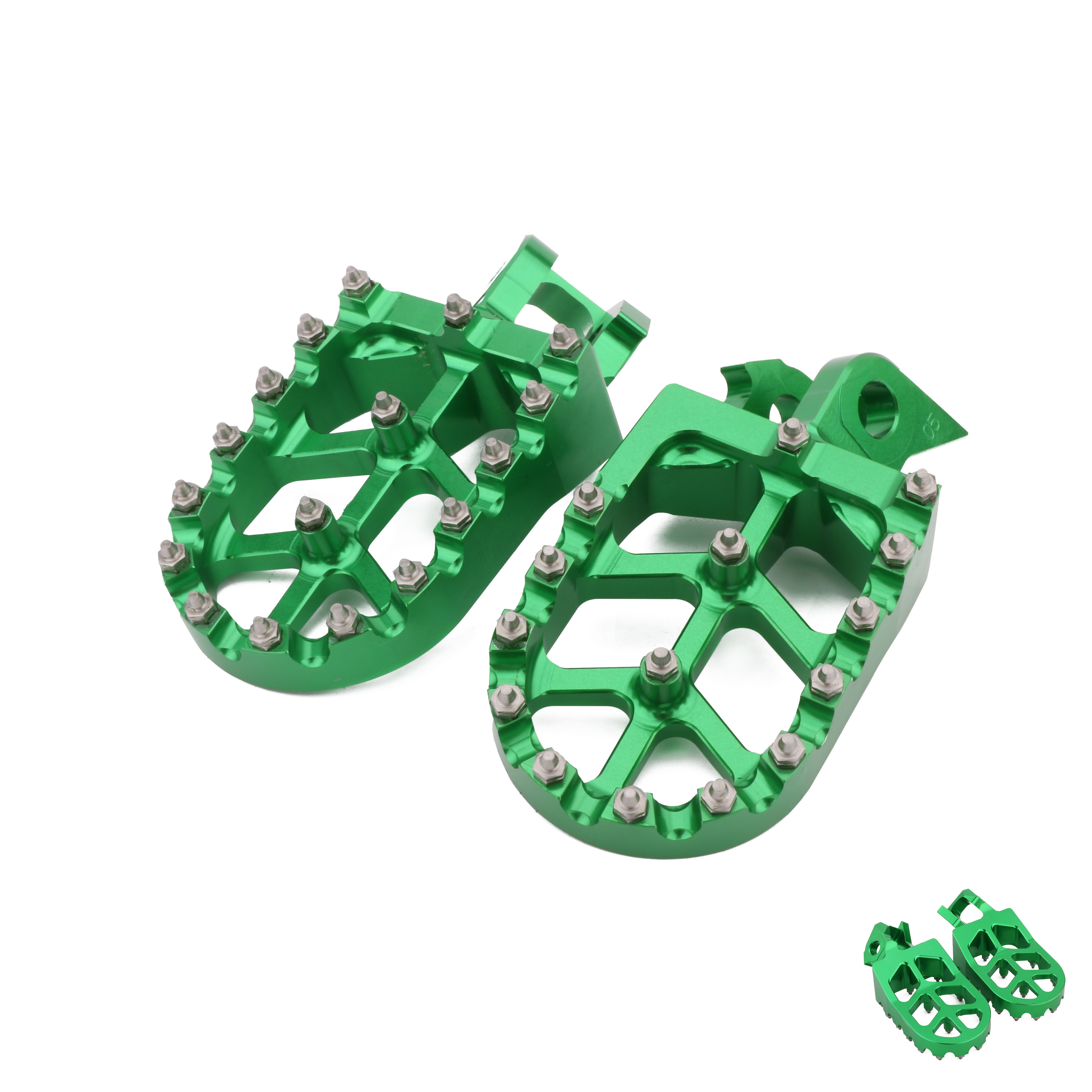 JFG RACING Green Aluminum Foot Pegs Rests Pedals FootPegs For KX125 KX250 1997 1998 1999 2000 2001 Motorcycle
JFG RACING Green Aluminum Foot Pegs Rests Pedals FootPegs For KX125 KX250 1997 1998 1999 2000 2001 Motorcycle