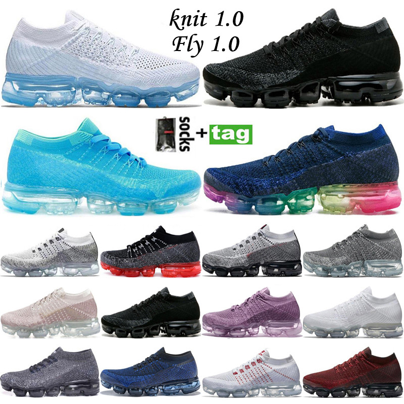 Cushion Vapors Knit Fly 1.0 Running Shoes For Men Women Triple Black Cyan Blue Gray Gold Rainbow Zebra Designer Sport Jogging Walking Mens Trainers Sports Sneakers, 16
Cushion Vapors Knit Fly 1.0 Running Shoes For Men Women Triple Black Cyan Blue Gray Gold Rainbow Zebra Designer Sport Jogging Walking Mens Trainers Sports Sneakers, 16