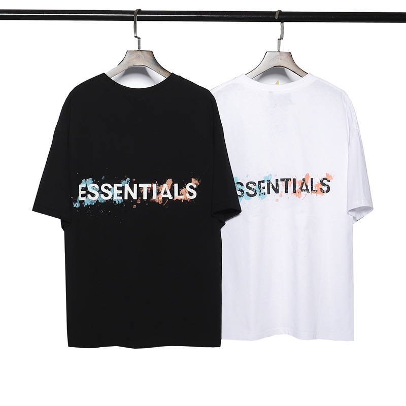 t shirt summer essentials ink splashing letter short sleeve female fog high street fashion brand male couple, White
t shirt summer essentials ink splashing letter short sleeve female fog high street fashion brand male couple, White