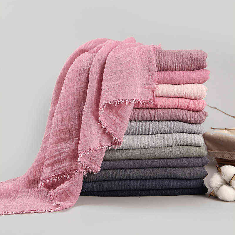 Women C0tton Shawl Solid Color Fashion Wrap Scarf Muslim Arabic Scarves Hijab Instant Shawl Designer Scarf Women Y1108
Women C0tton Shawl Solid Color Fashion Wrap Scarf Muslim Arabic Scarves Hijab Instant Shawl Designer Scarf Women Y1108