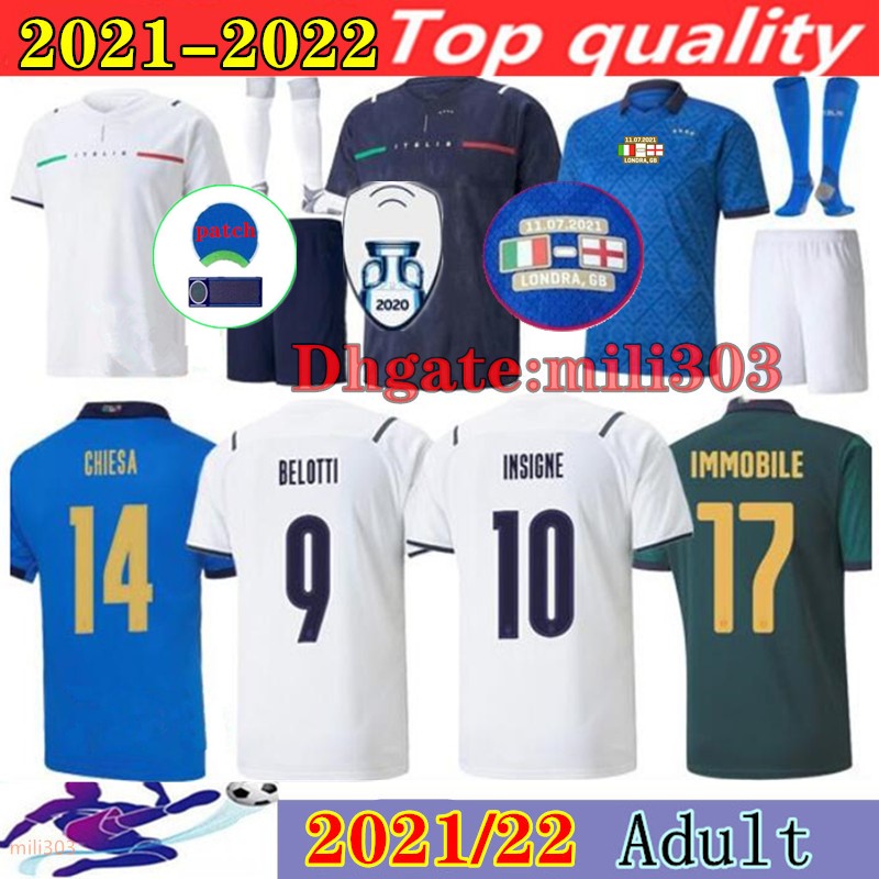 2021 2022 ItaLY finals CHIELLINI soccer Jersey kits 20 21 22 Italia CHIESA BONUCCI JORGINHO INSIGNE VERRATTI SPINAZZOLA BARELLA Italie football shirt sets, Gk
2021 2022 ItaLY finals CHIELLINI soccer Jersey kits 20 21 22 Italia CHIESA BONUCCI JORGINHO INSIGNE VERRATTI SPINAZZOLA BARELLA Italie football shirt sets, Gk
